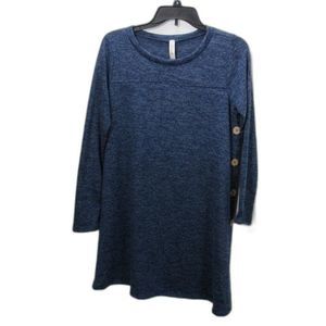 Beeuniq long sleeve tunic Blue MED